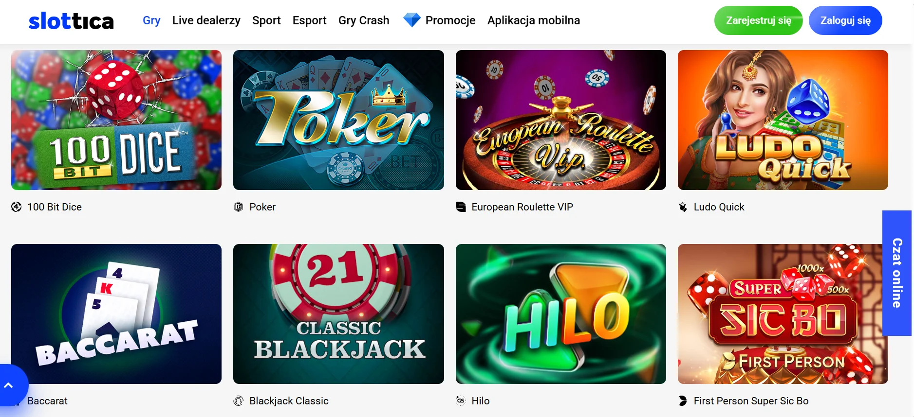 Zakłady i kasyno Slottica 2026 - oferta dla Polaków